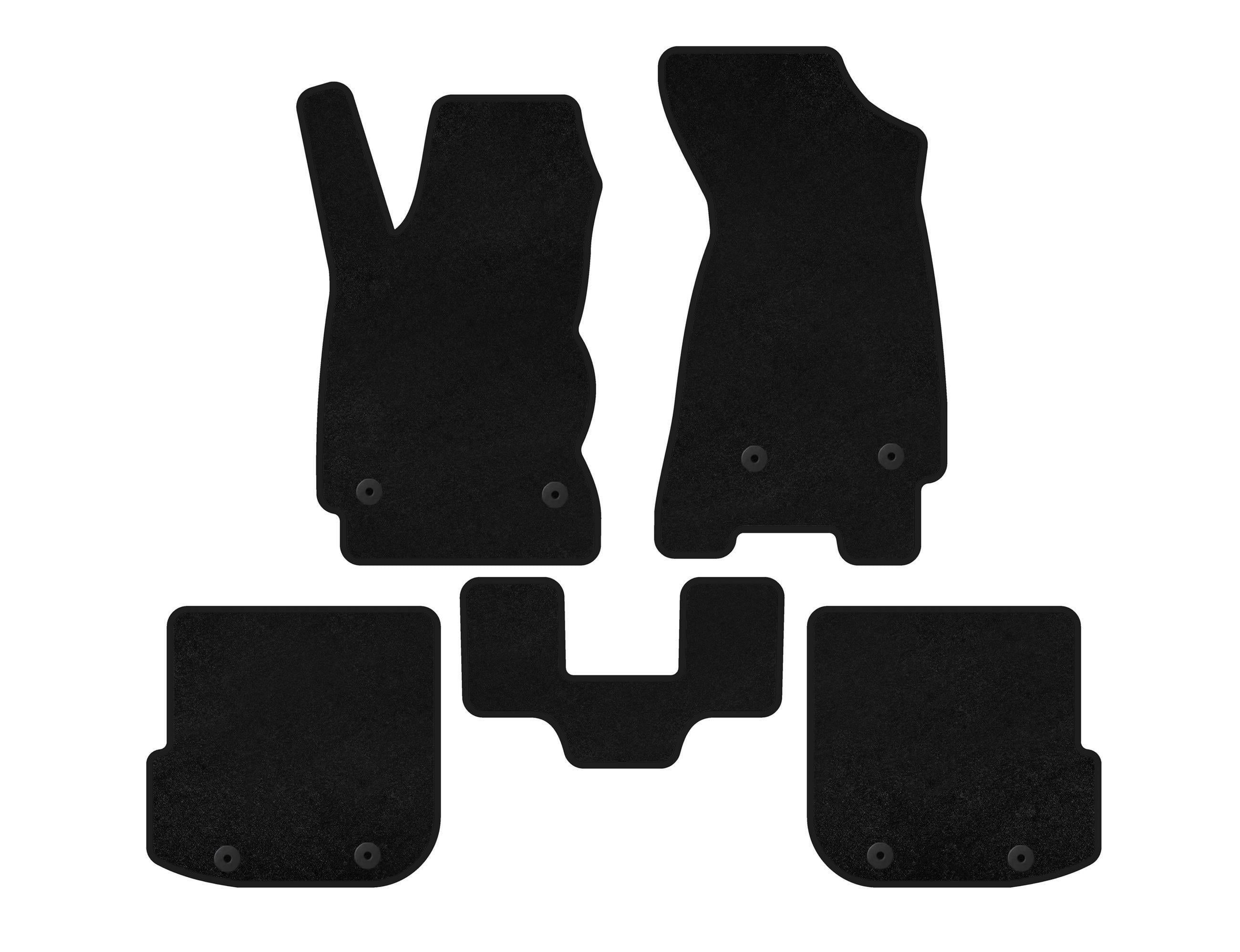 Коврики текстильные Digital Designs Premium SW для Audi A4 B5 1994-2001 гг. ткань Черный (134417)