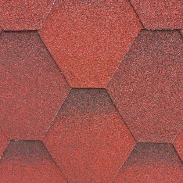 Битумная черепица Aquaizol Мозаика 3,0 м2 Огненная лава (29636635)