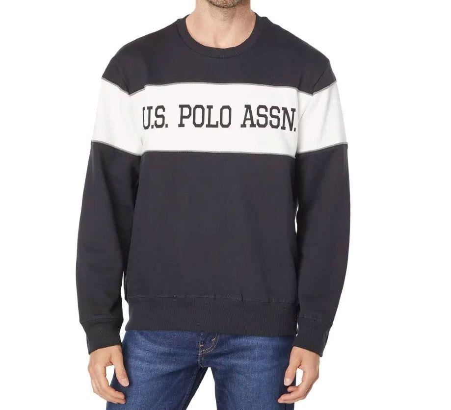 Толстовка мужская U.S POLO ASSN M Серый (11344592)