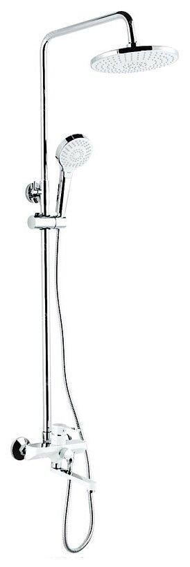 Душевая система Frap H24 F2441 с поворотным изливом Белый/Хром Душевая система Frap H24 F2441 с поворотным изливом Белый/Хром