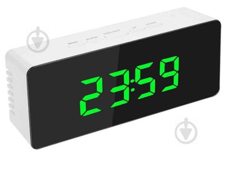 Годинник електронний настільний UKC DS-3658L Білий (300187GR)