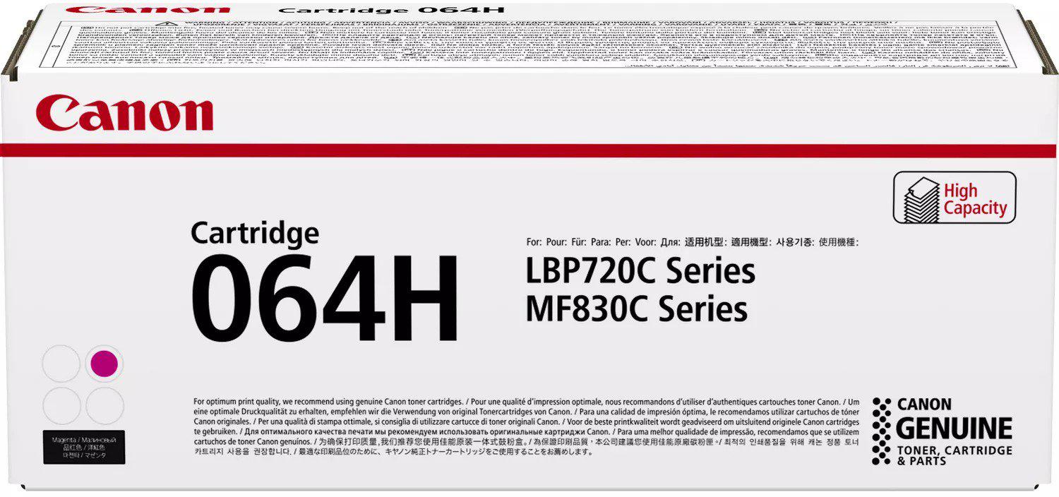 Тонер-картридж Canon 064H Пурпурный (4932C001)