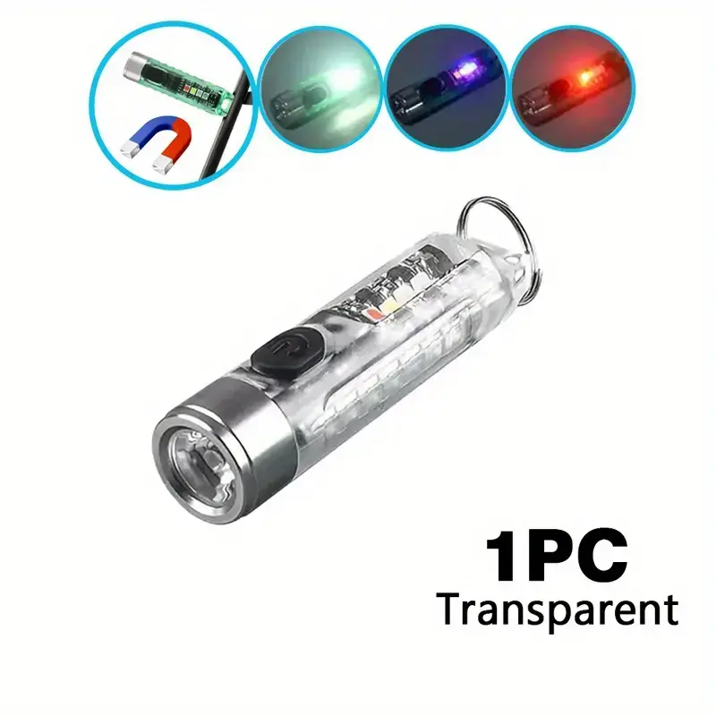 Ліхтар міні-брелок MINI T011 акумуляторний Type-C з ультрафіолетом та магнітом (FLASH-T011-MINI) - фото 3 Ліхтар міні-брелок MINI T011 акумуляторний Type-C з ультрафіолетом та магнітом (FLASH-T011-MINI) - фото 3