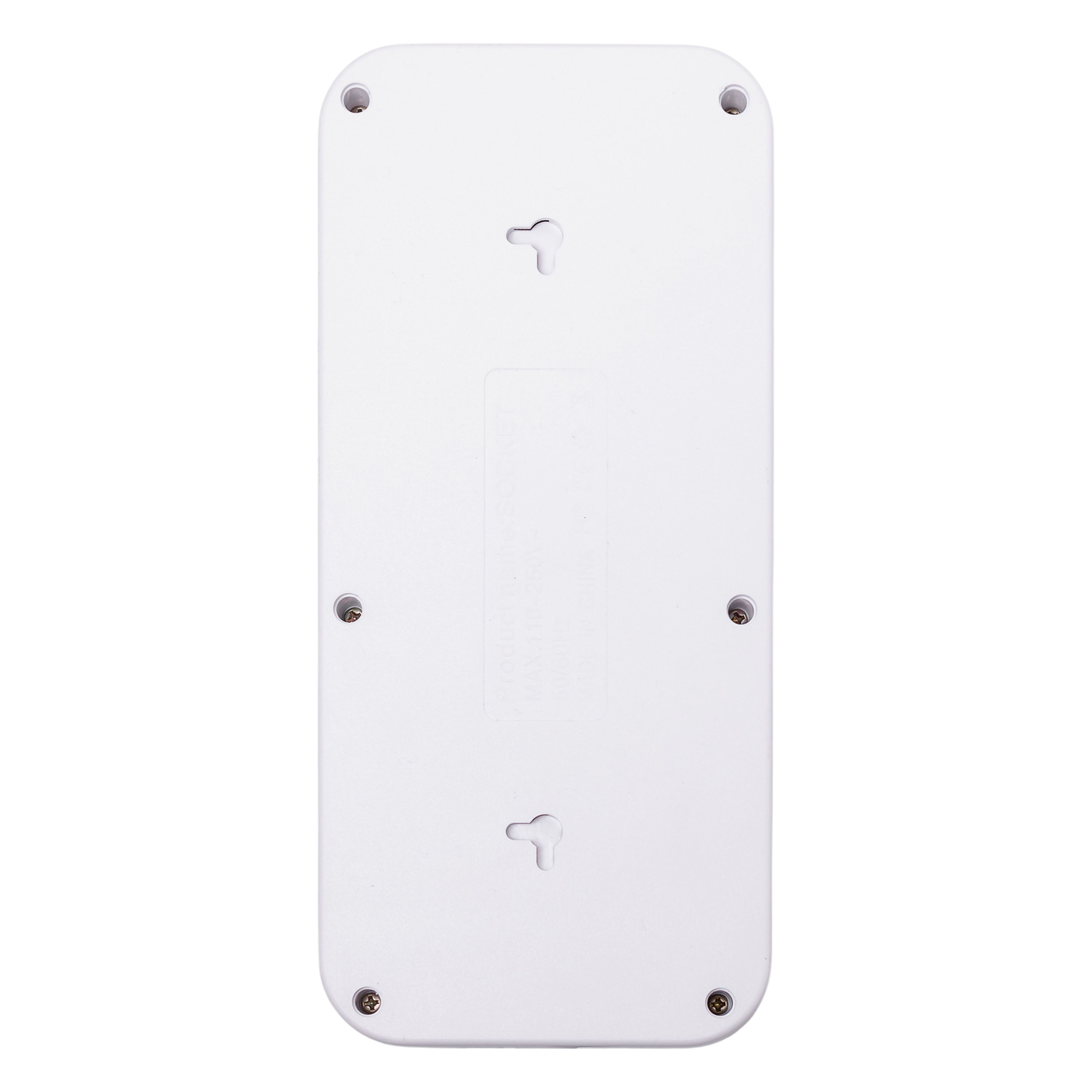 Фільтр мережевий HP-5-25 5 м F06U на 6 розеток 4 USB 1 Type-C та кнопкою відключення Білий (A-034386) - фото 4