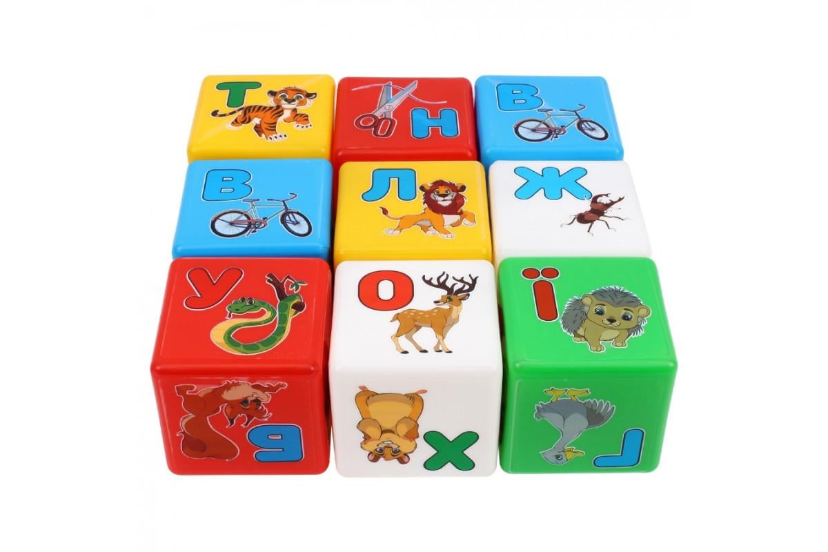 Кубики ТехноК "Абетка Веселка" (1806) - фото 2 Кубики ТехноК "Абетка Веселка" (1806) - фото 2