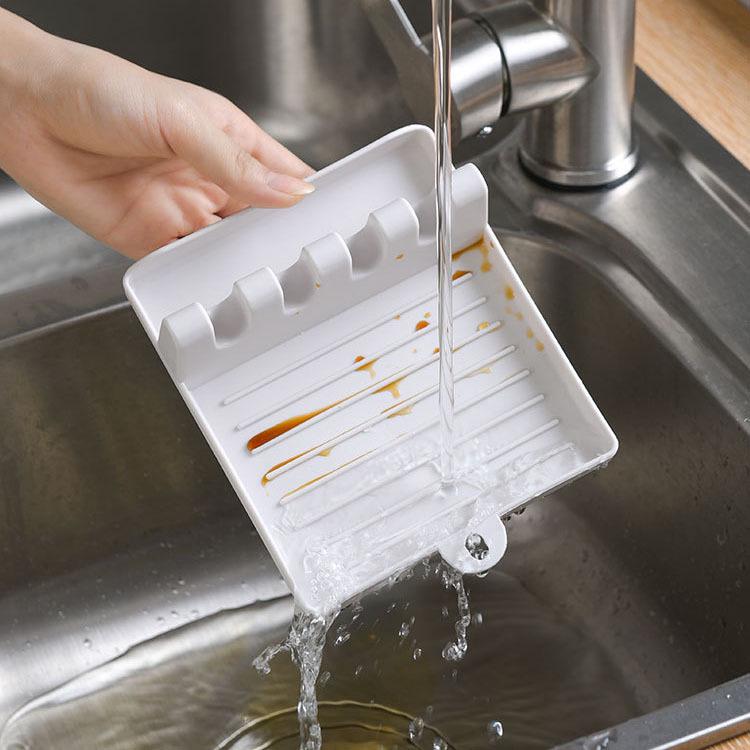 Підставка для кухонного приладдя з пазами та гачком (U9370) - фото 5