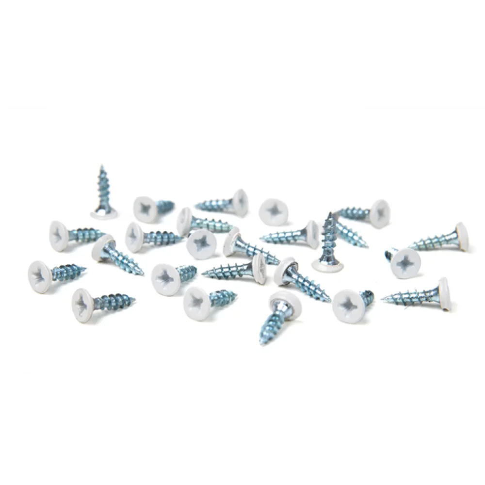 Саморізи для ДСП Muller 4х20 мм оцинковані Білий 250 шт. (SR1119)