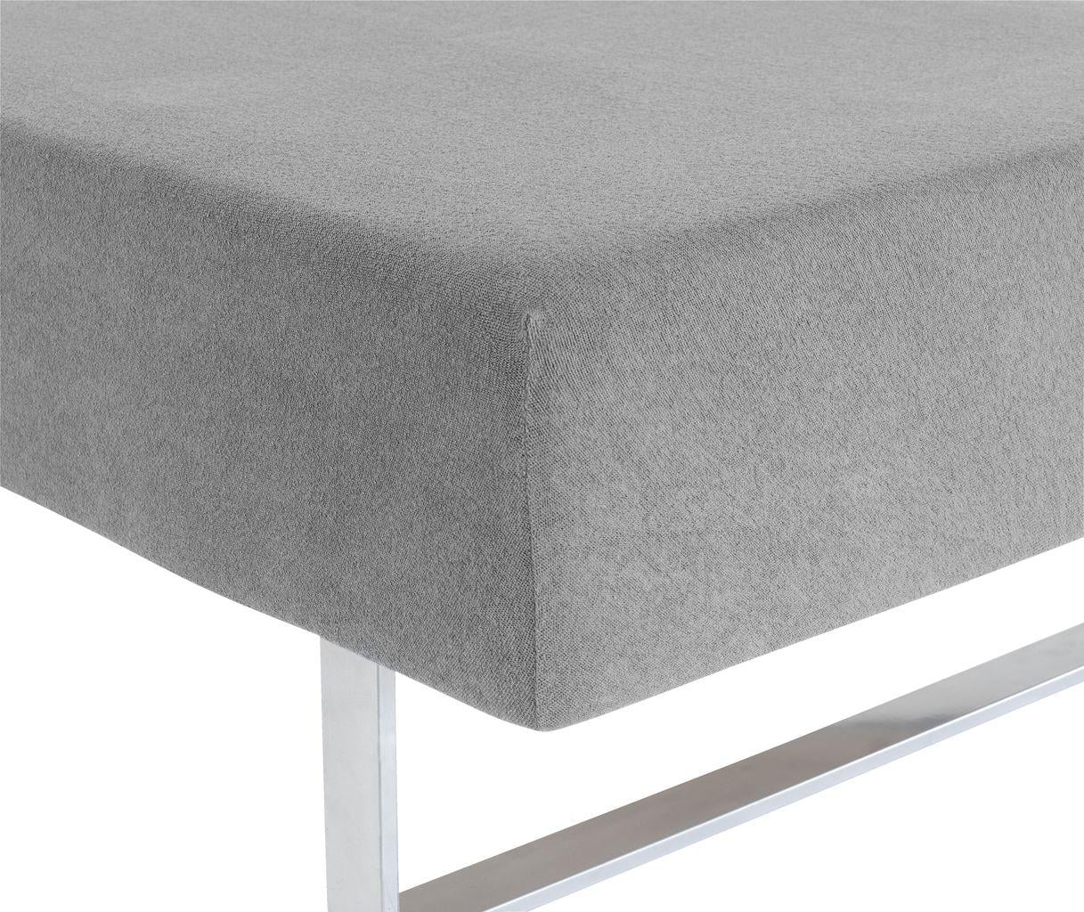 Простынь-наматрасник 160x200x30 см 130 г/м² тери Серый (3d772f25)