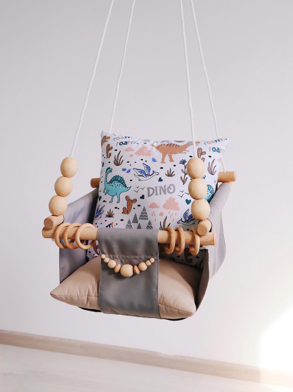 Вігвам дитячий для хлопчика Динозаврики з килимком і подушками з кошиком для білизни - фото 5 Вігвам дитячий для хлопчика Динозаврики з килимком і подушками з кошиком для білизни - фото 5