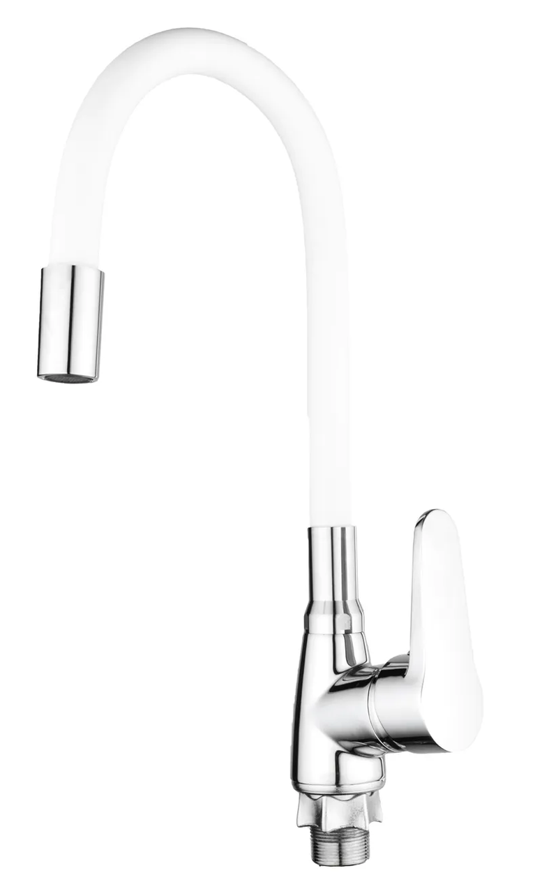 Смеситель для кухни MIXXUS Elvis 014 Nut Refl без подвода White (MI6309)