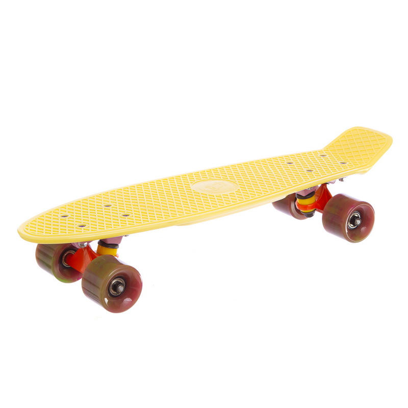 Скейтборд Penny Swirl Fish 56 см Жовтий