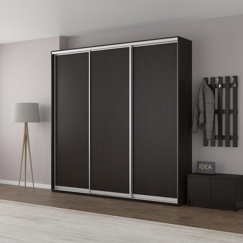 Шафа-купе Idea серія 2 240х60х240 см Венге темний (1268) - фото 1 Шафа-купе Idea серія 2 240х60х240 см Венге темний (1268) - фото 1