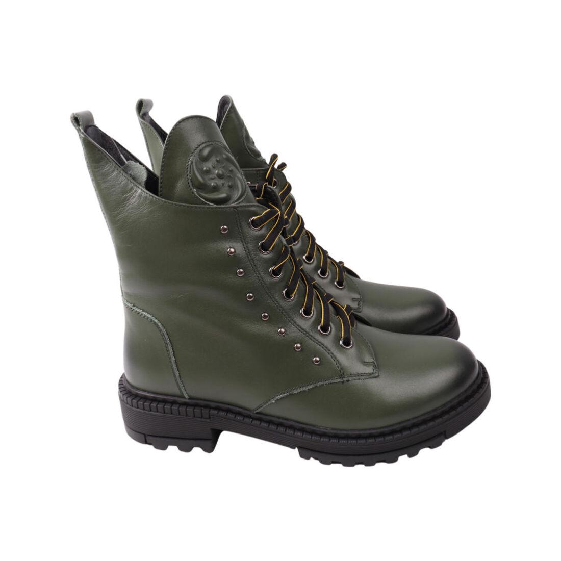 Ботинки женские Farinni из кожи р. 39 Зеленый (240-22ZHC) Ботинки женские Farinni из кожи р. 39 Зеленый (240-22ZHC)