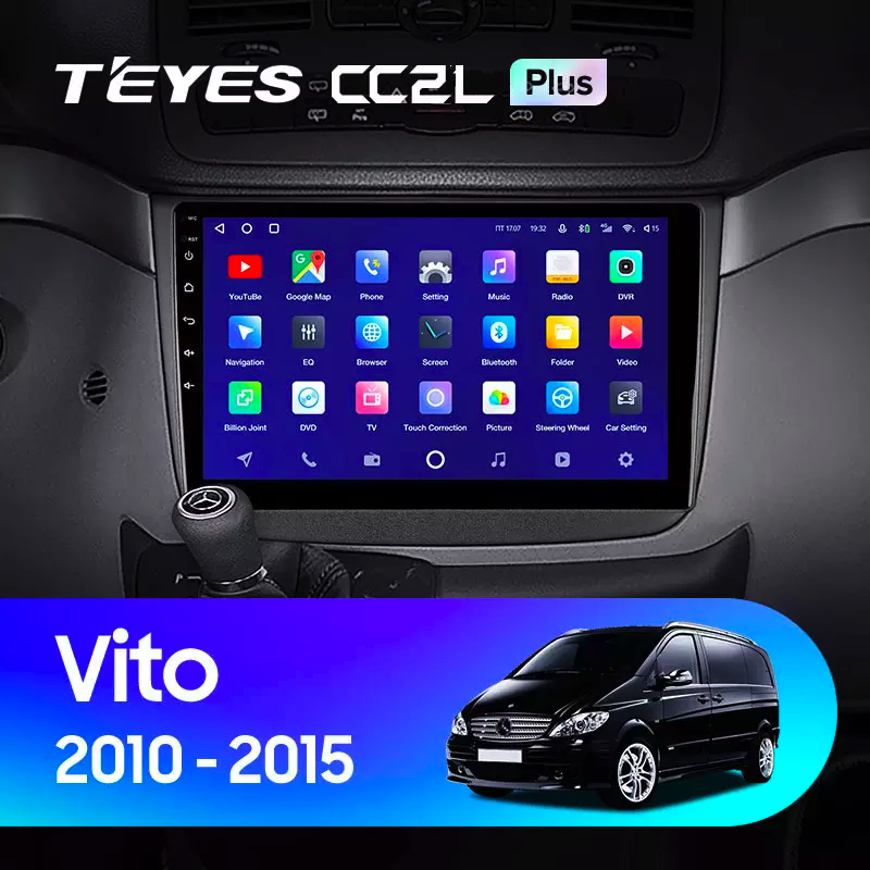 Автомагнітола штатна Teyes CC2L Plus 2/32 для Mercedes-Benz Vito / Viano 2 W639 2003-2015 Android (1682551758) - фото 3