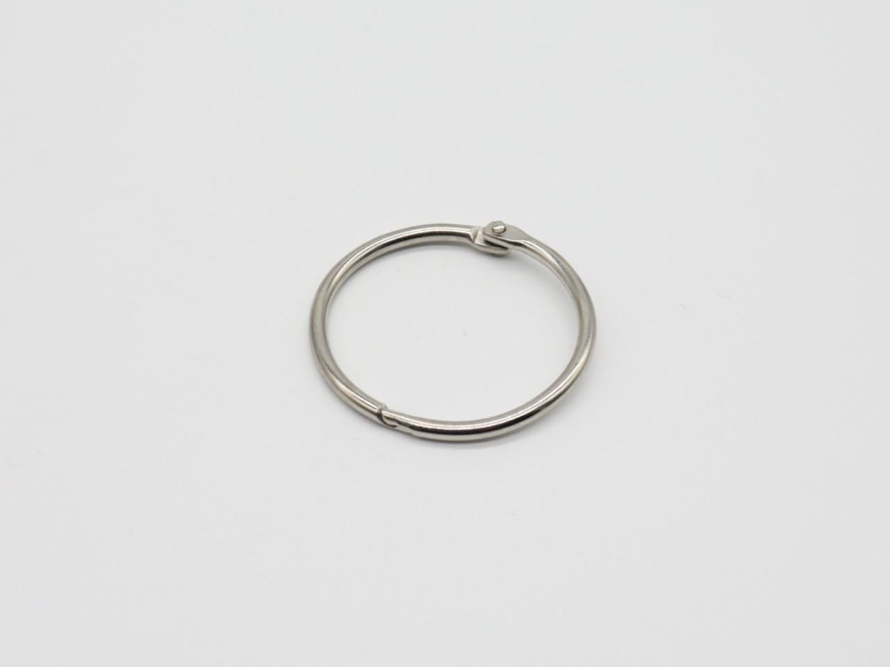 Кольцо для ключей самозажимное 45 мм Серебряный (726157942)