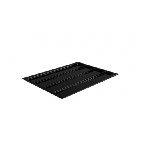 Піддон для сушіння посуду Sigma 340x235 мм Чорний глянець (714480)