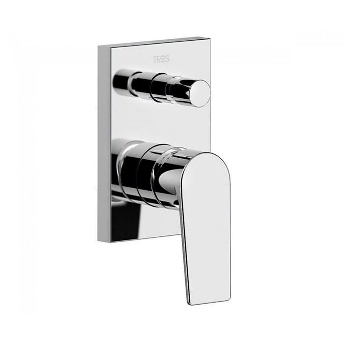 Смеситель для душа Tres Project на 2 позиции Хром (21118001)
