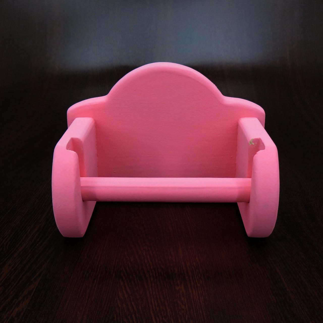 Держатель для туалетной бумаги из дерева Вольфрам Барби (ДТБ-000950) - фото 5