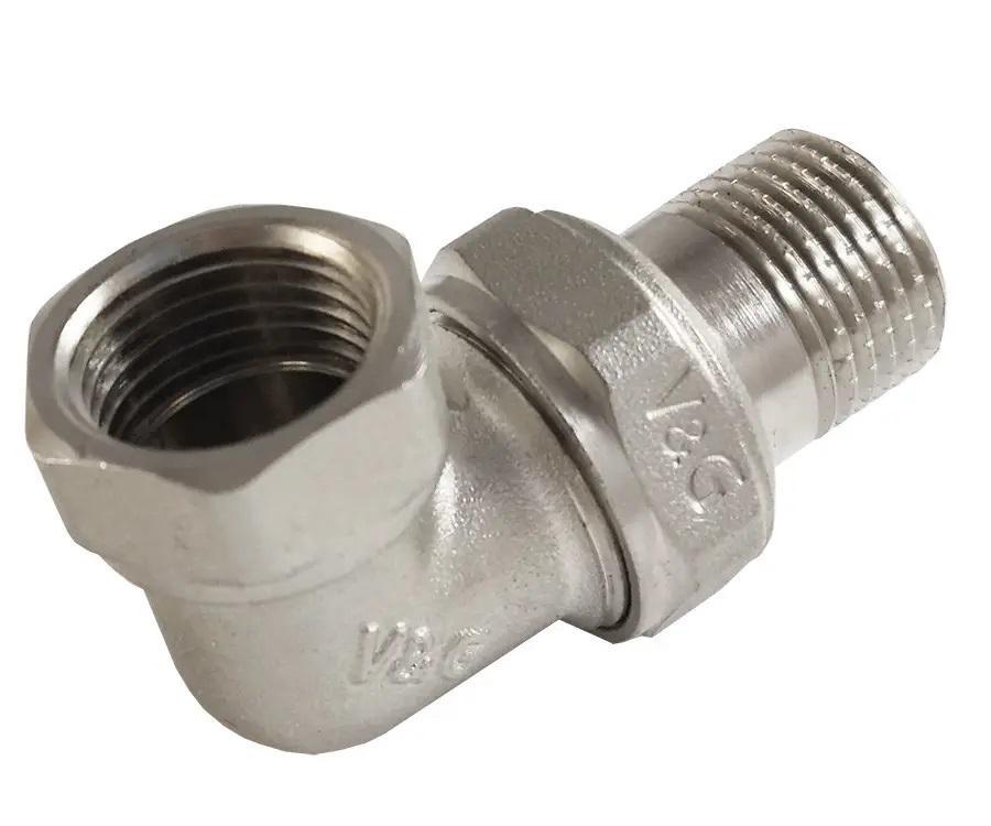 Сгон-американка угловая V&G VALOGIN 3/4" латунь без покрытия (SQ-1040303) - фото 2 Сгон-американка угловая V&G VALOGIN 3/4" латунь без покрытия (SQ-1040303) - фото 2