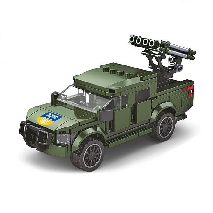 Конструктор Kids Bricks Бандеромобиль 250 деталей (KB1101)