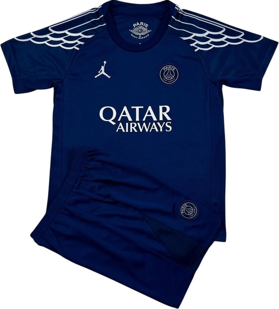 Футбольная форма ПСЖ 2024-2025 резервная XL Темно-синий (F0173)