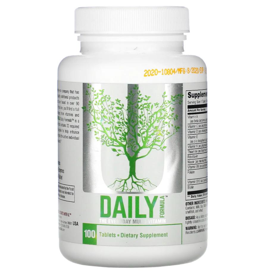 Витамины Universal Nutrition Daily Formula 100 таблеток