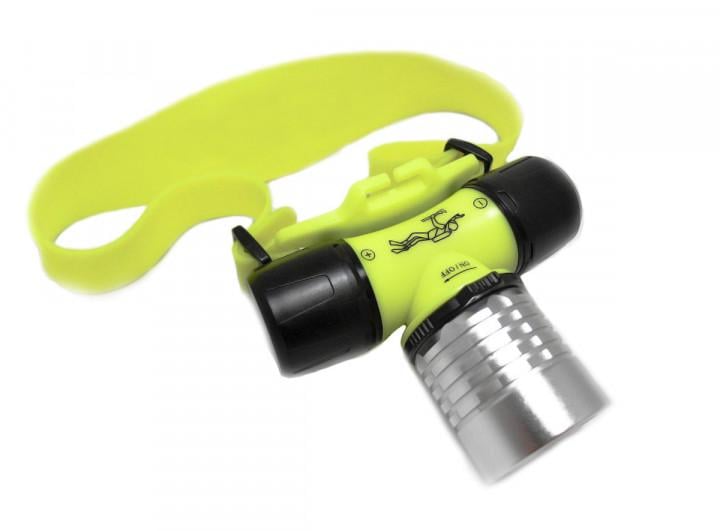 Фонарик налобный водонепроницаемый Bailong Pro BL-56 Черный/Желтый