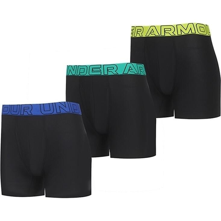 Трусы боксерки Under Armour PERFORMANCE TECH 6IN 3-PACK BOXERJOCK 1383878-007 3 шт. L Черный (63872-51)