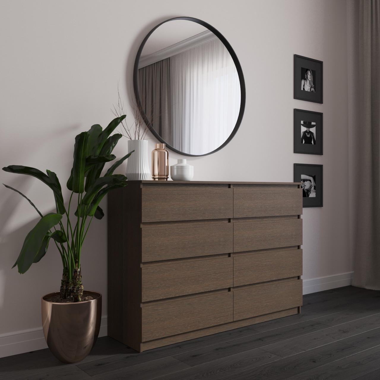 Комод з шухлядами Вайс R-8 140х40х98 см Венге Темний (30296402) - фото 1 Комод з шухлядами Вайс R-8 140х40х98 см Венге Темний (30296402) - фото 1