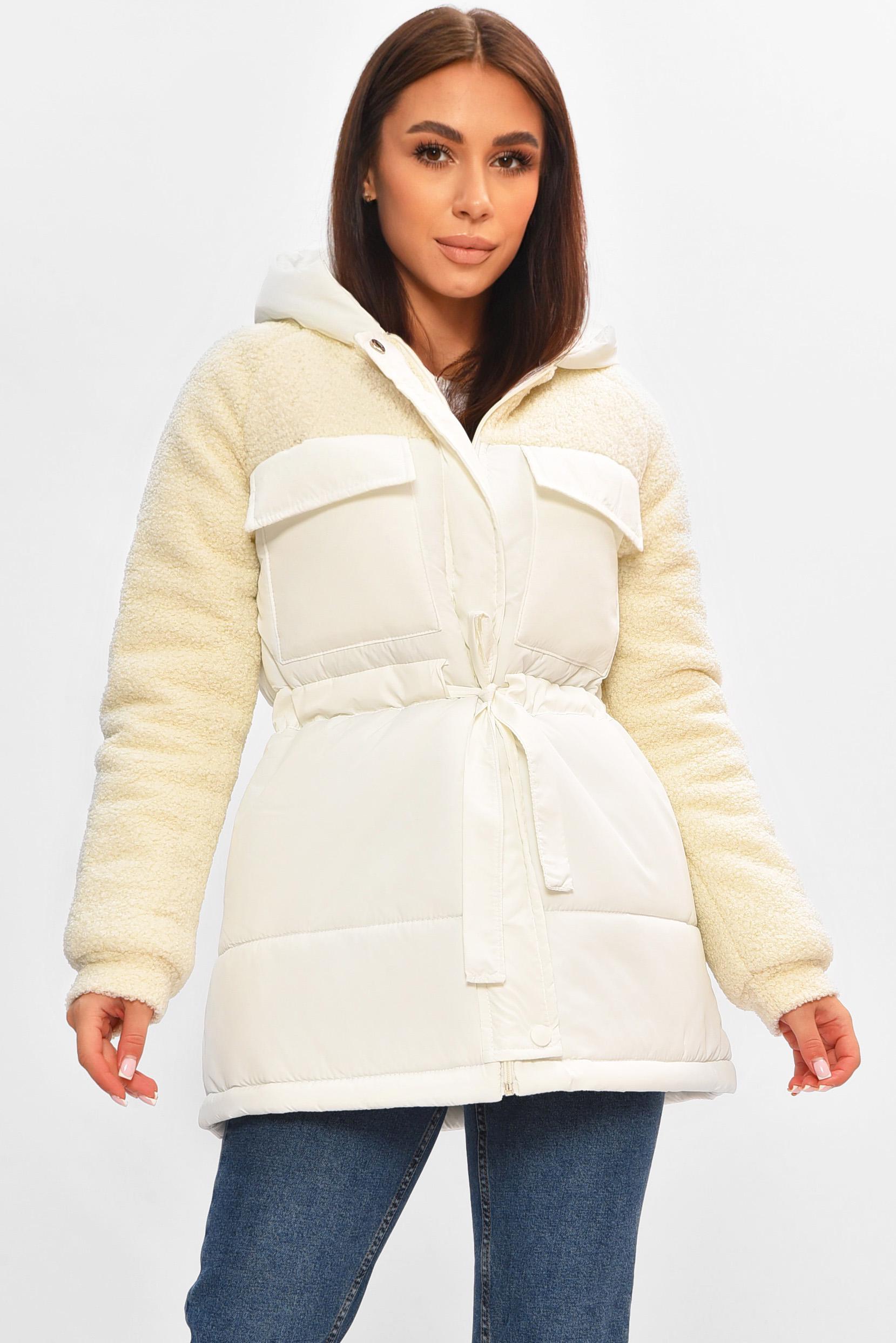 Куртка жіноча демісезонна S-M Білий (207192)