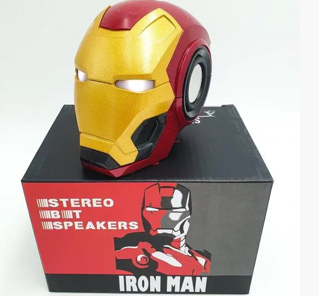 Портативная беспроводная Bluetooth колонка Iron Man (17611) - фото 4