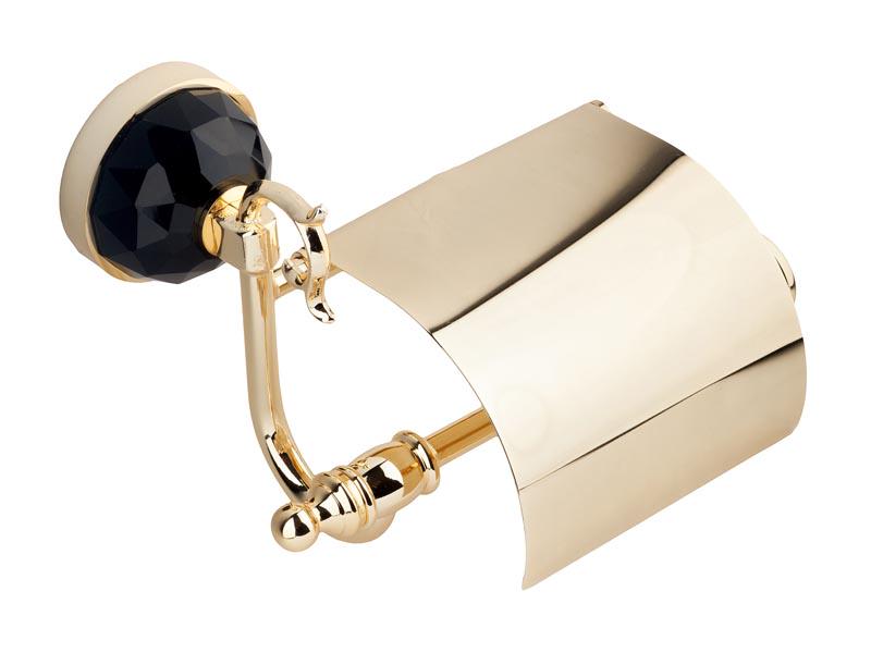 Тримач для туалетного паперу KUGU Diamond 1111G із кришкою Золотий (130595) - фото 2 Тримач для туалетного паперу KUGU Diamond 1111G із кришкою Золотий (130595) - фото 2