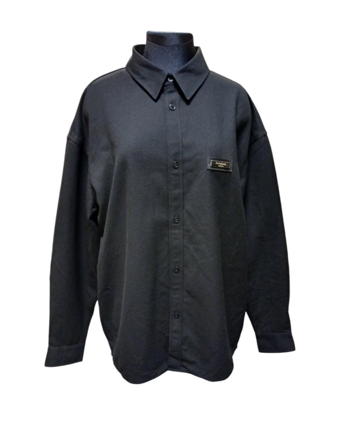 Рубашка с длинным рукавом M Черный (1235648wer)