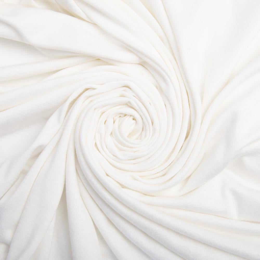 Ткань трикотаж вискоза Валенсия молоко