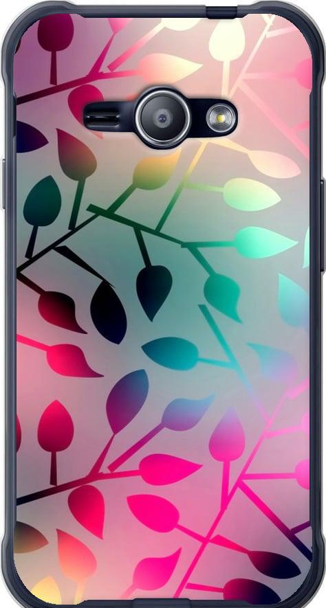 Чехол на Samsung Galaxy J1 Ace J110H Листья (2235t-215-42517)