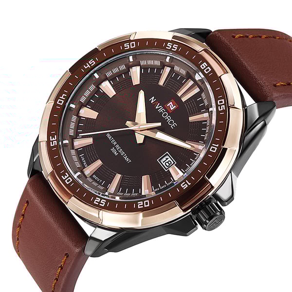 Годинник наручний чоловічий Naviforce Advanter Brown (1064) - фото 2 Годинник наручний чоловічий Naviforce Advanter Brown (1064) - фото 2