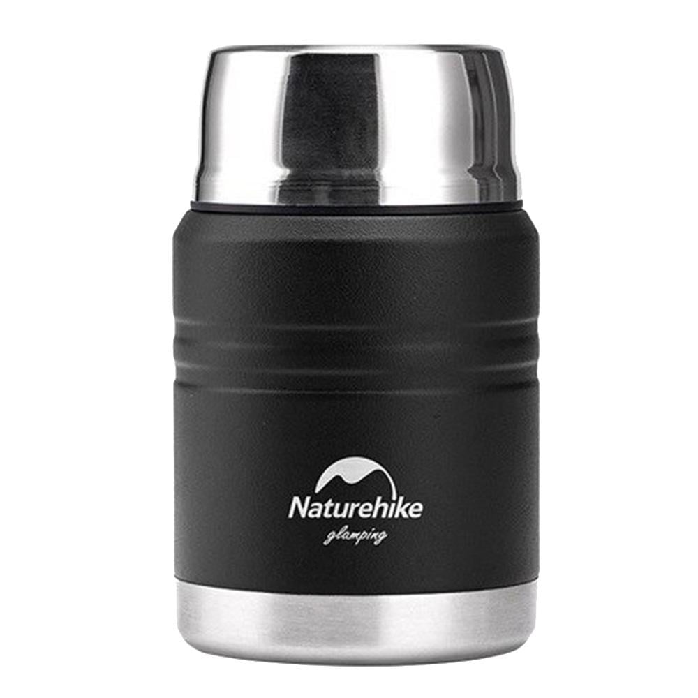 Термос для їжі Naturehike Stew beaker NH20SJ041 500 мл Чорний (6927595767467)