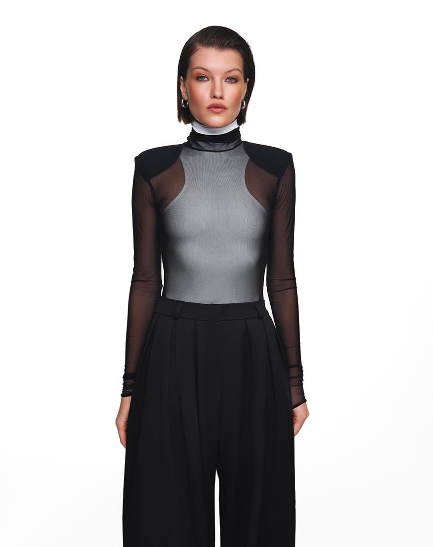 Боді сітка Nola TWINSIS CLOTHES чорне XS-S Боді сітка Nola TWINSIS CLOTHES чорне XS-S