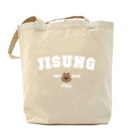 Шоппер Jisung Stray Kids 37x41 см Бежевый (12846456-11-182223)