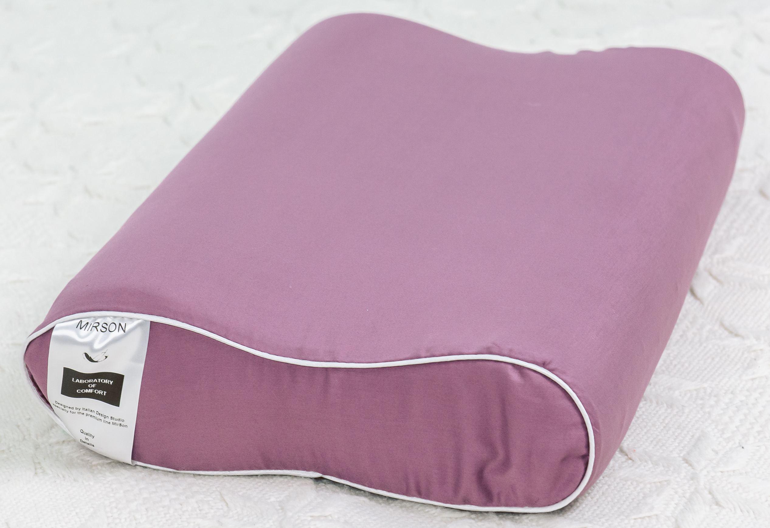 Подушка ортопедическая MirSon №6095 Delicate satin Excalibur 49х32х10,5 см (2200003262490)