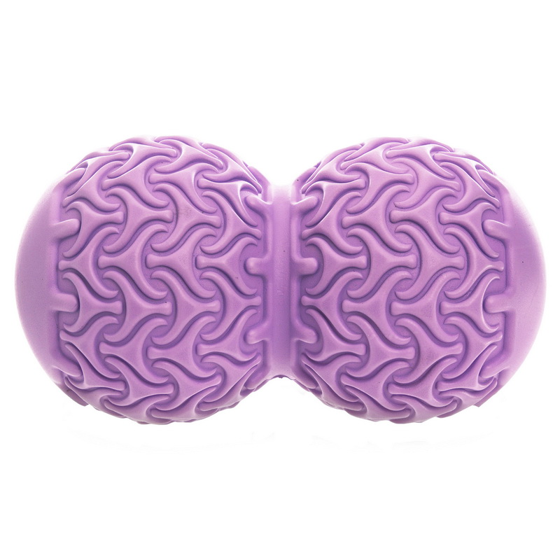 Массажер для спины DuoBall Massage Ball eva 19x10 см Фиолетовый