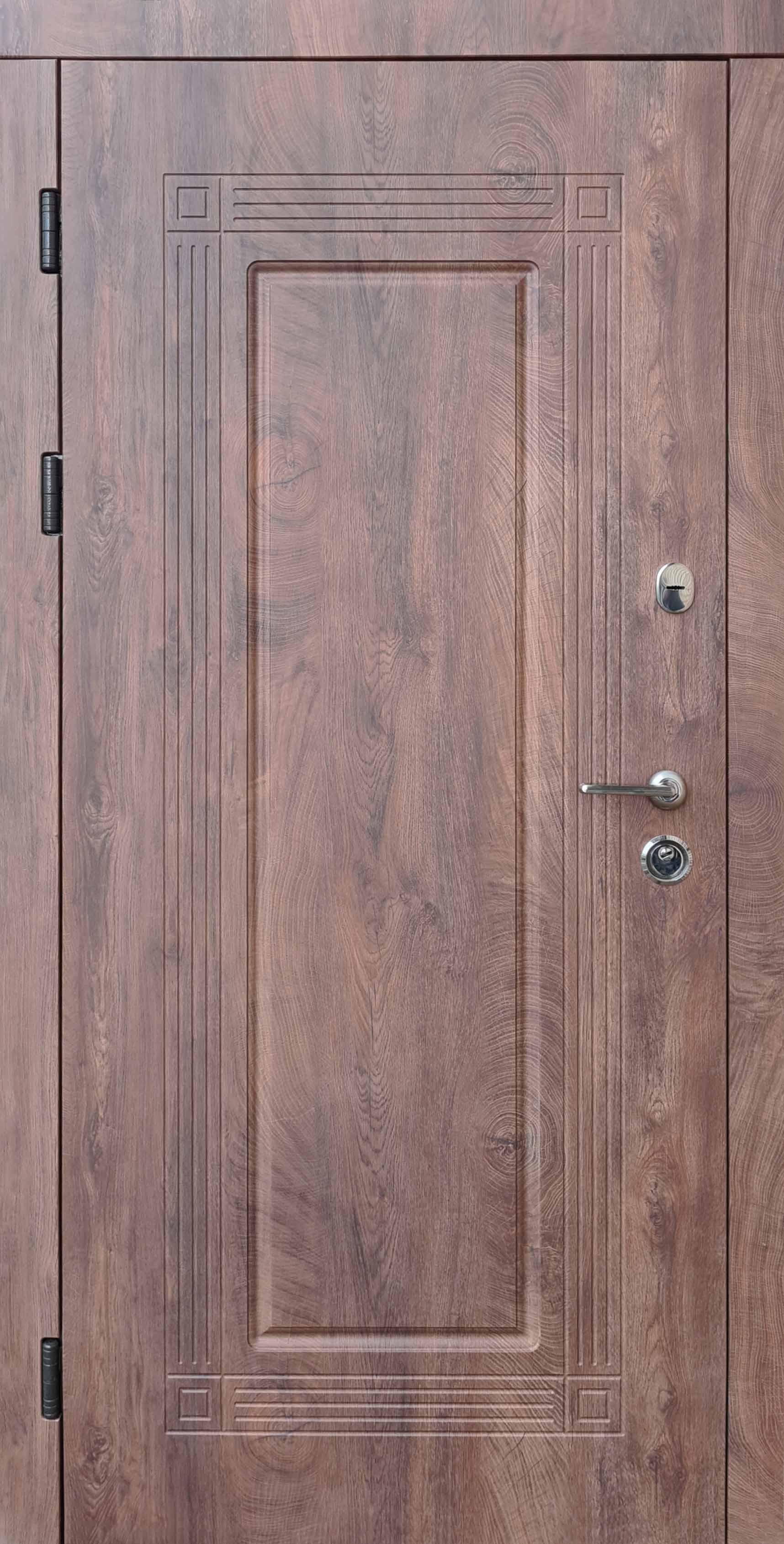 Вхідні двері Ваш ВиД Остін спив дерева 960/860х2050х75 мм Л/П Коньячний