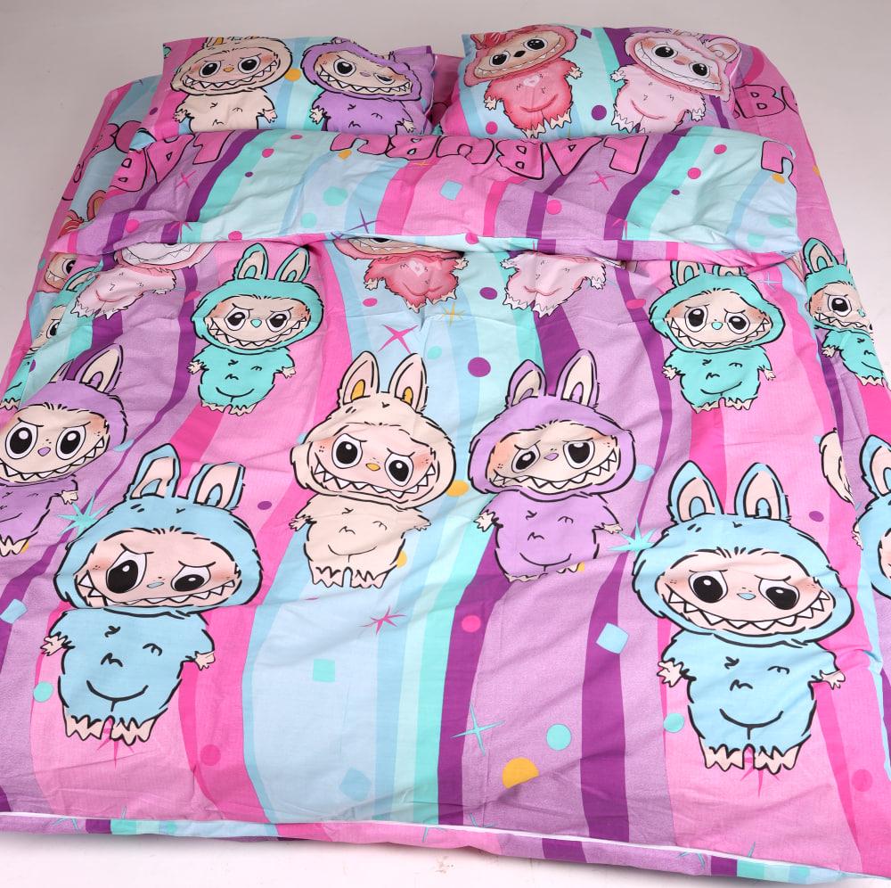 Комплект постельного белья детский PaniPava Rainbow Labubu бязь 110х140 см (101006107)