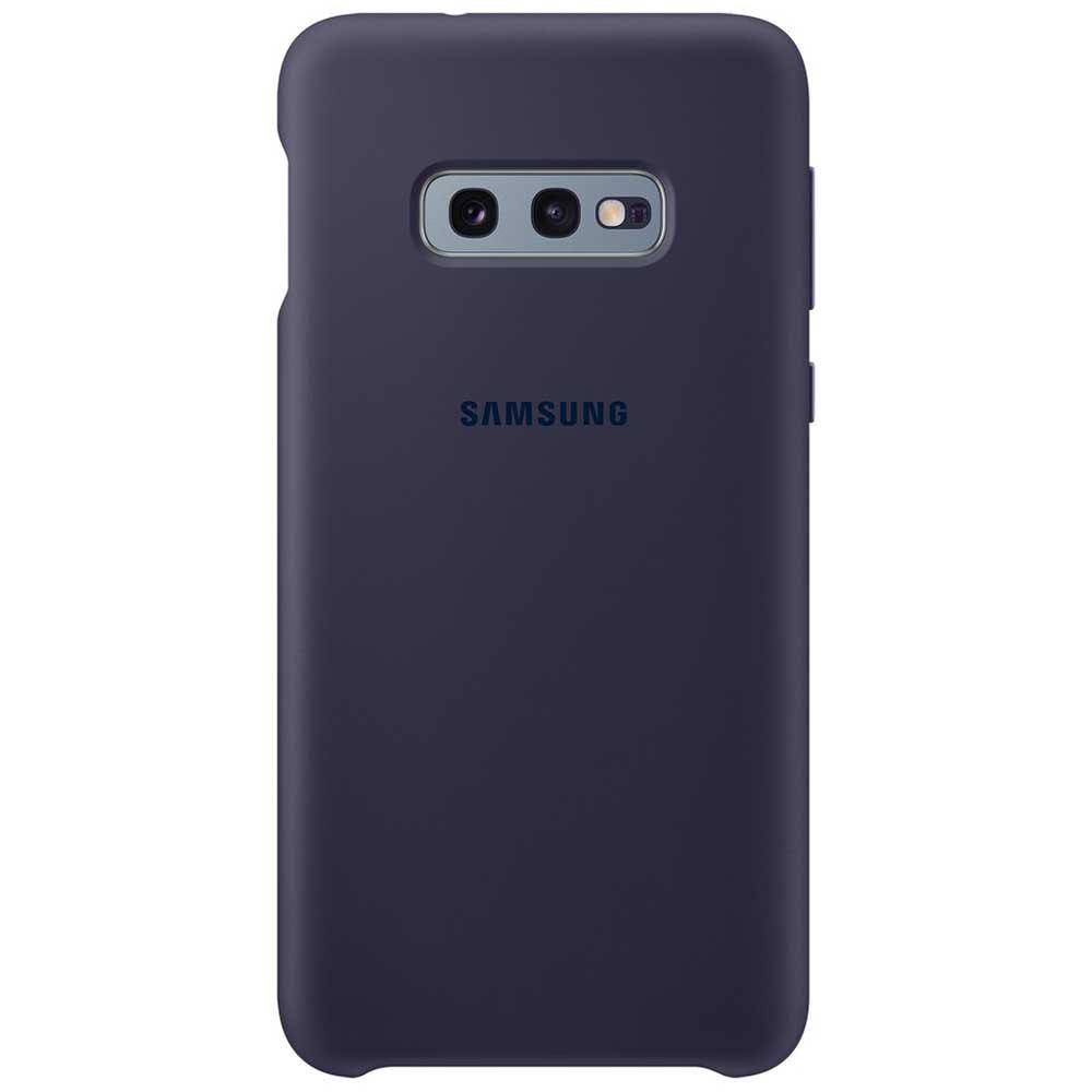 Чехол силиконовый противоударный Official Silicone Cover EF-PG970TNEGRU для Samsung Galaxy S10e Blue