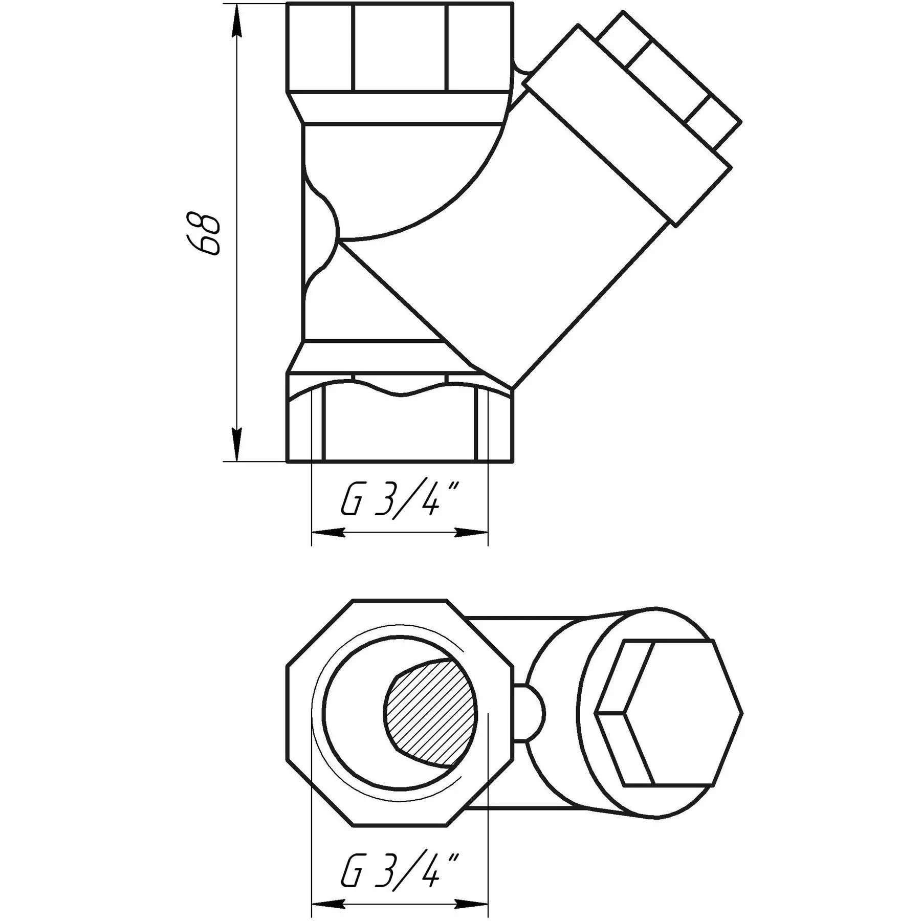 Фільтр грубої очистки Arco 01831 3/4" (GSR-000008035) - фото 5