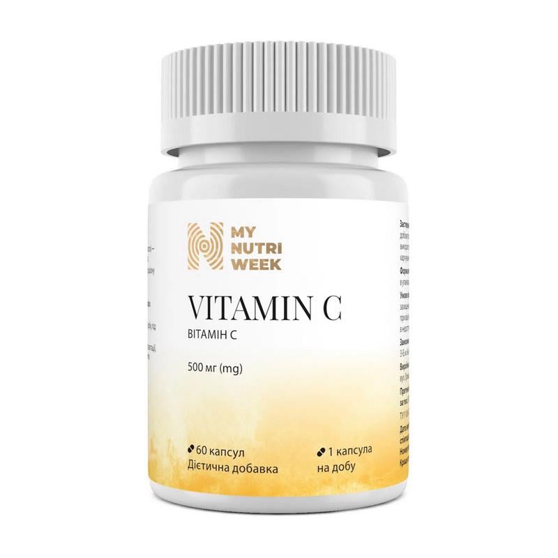 Витамин C My Nutri Week Vitamin C 500 60 капс.