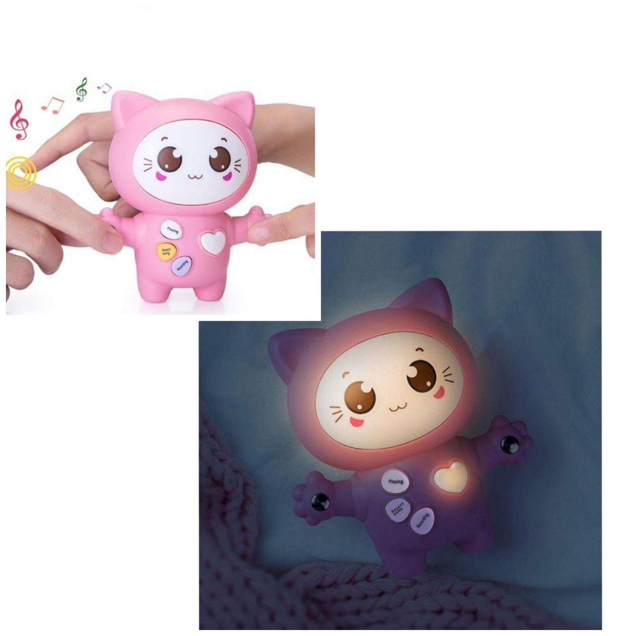 Іграшка інтерактивна Smart Baby Link Link Cat з функцією нічника Рожевий (1833) - фото 7 Іграшка інтерактивна Smart Baby Link Link Cat з функцією нічника Рожевий (1833) - фото 7