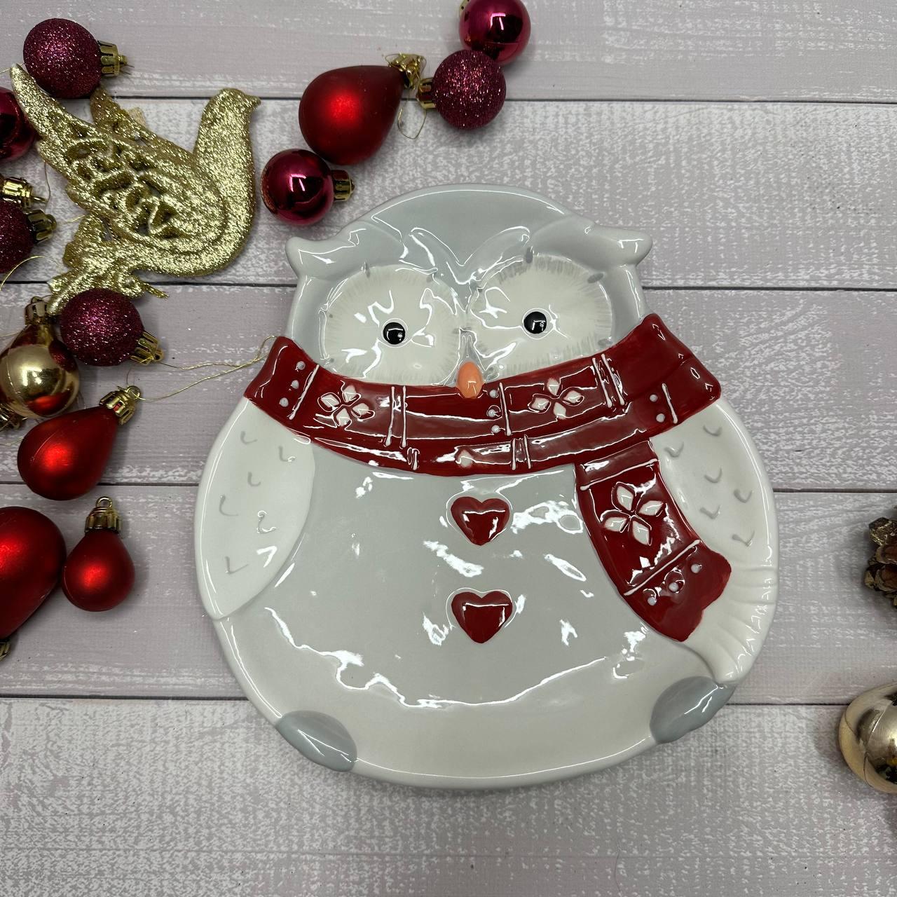 Блюдо BonaDi Мудра Сова 22 см (834-291) - фото 2