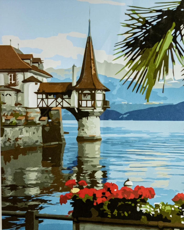 Картина по номерам Strateg Над водой 40x50 см (VA-3351)