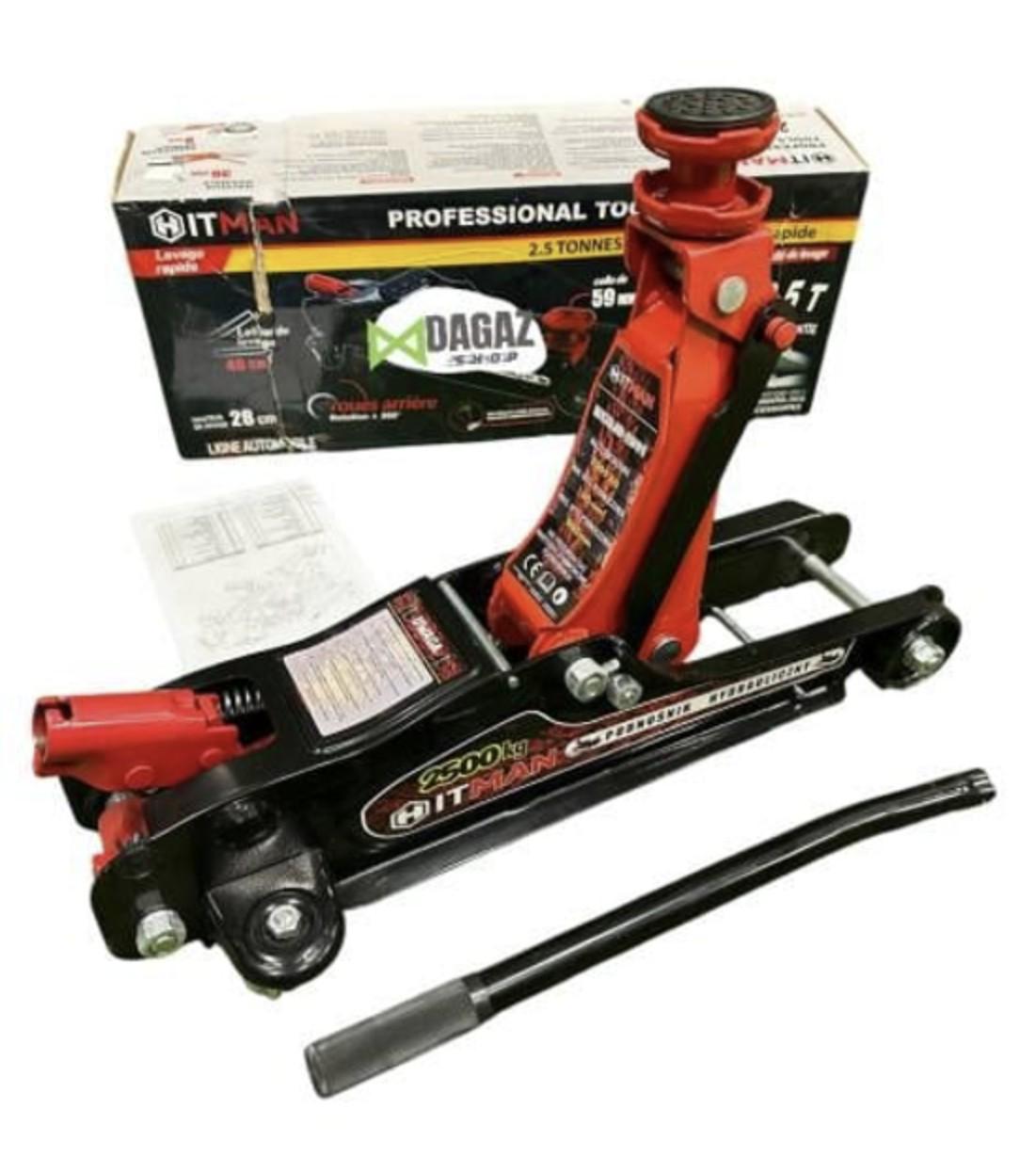 Домкрат підкатний гідравлічний Hitman Polska HM-25 2,5 т висота підйому 80-360 мм Red - фото 3 Домкрат підкатний гідравлічний Hitman Polska HM-25 2,5 т висота підйому 80-360 мм Red - фото 3